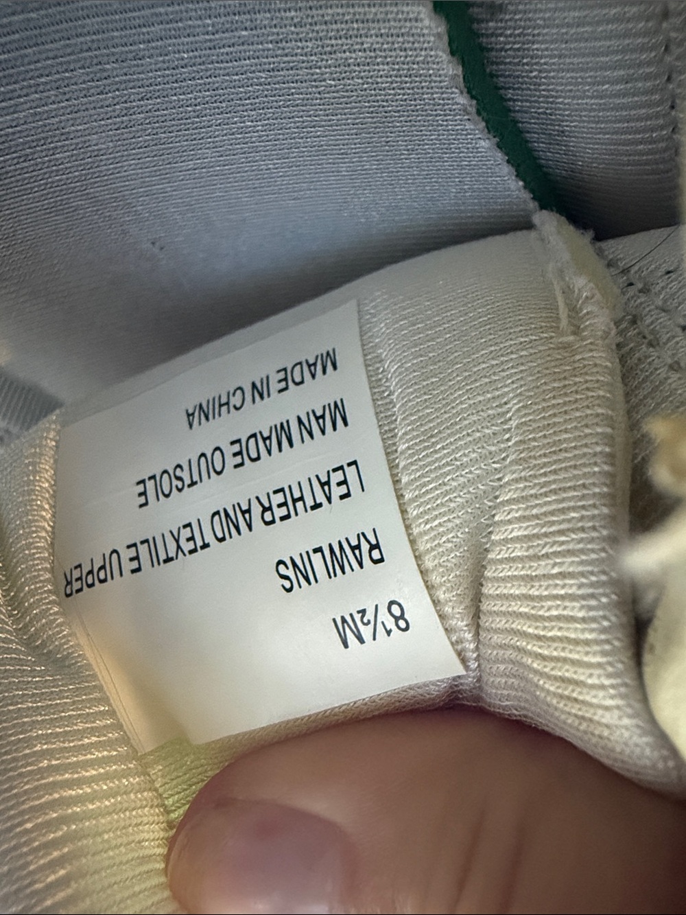 Tretorn Rawlins Women’s Size 8.5 Low-Top Sneakers in Beige and Dark Green - Picture 9 of 14